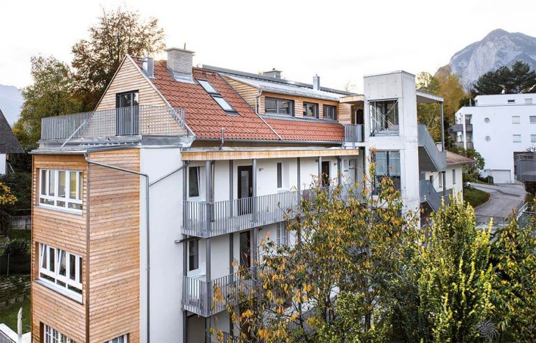 Barrierefreier Dachgeschossneubau in der Schneeburggasse